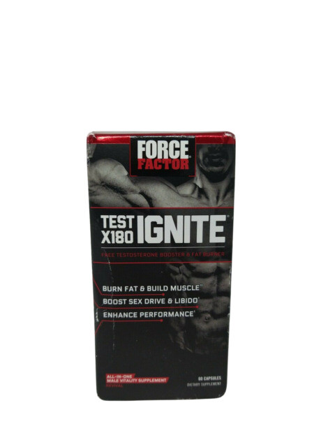 Force Factor FFS-TST060XX-FG Test X180 Ignite – 60 Capsules