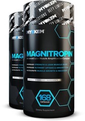 2x Magnitropin Muscle Mass Accelerator & Testosterone Booster + FREE SHIRT