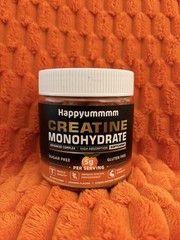Happyummmm Creatine Monohydrate Softchews 60 Softchews, Orange, Exp. 03/2027