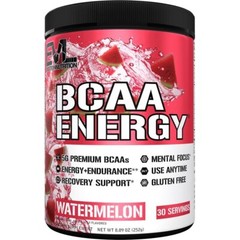 EVL BCAA Energy Watermelon 30 Servings Amino Acid Preworkout Supplement