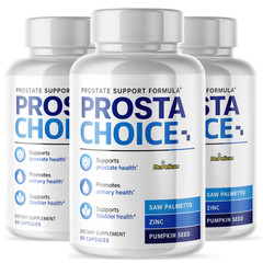 Prosta Choice- Prostate Support- 3 Bottles- 180 Capsules