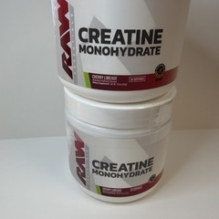 Raw Nutrition Creatine Monohydrate – Pack Of 2 New – Cherry Limeade – 7.09 Oz Ea