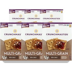 Multi-Grain Sea Salt Crunchmaster Rice Crackers 3.54 Oz 100 G 30G 6 Pack