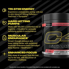 C4 Ultimate Pre Workout 11.5 Ounce (Pack of 1), 20 Servings 1)