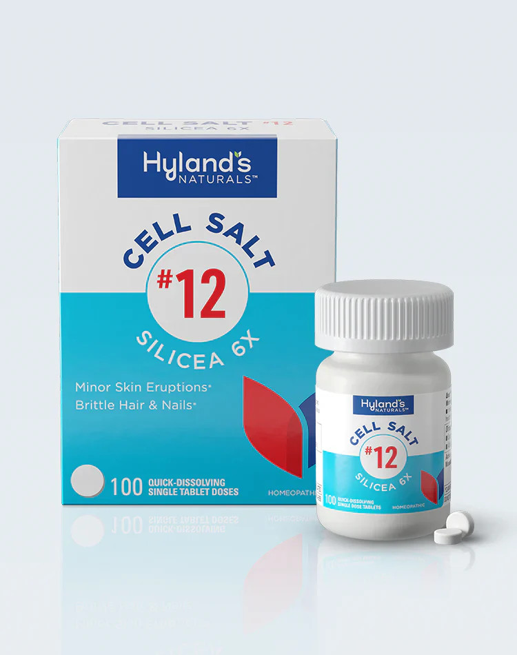 Hyland’s Silicea #12 Cell Salt: 100-Tablet Pack for Enhanced Cell Function