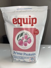 Equip Prime Protein Grass-Fed Beef Isolate Powder Strawberry 1.70 lb Dairy-Free
