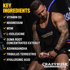 CRAZYBULK D-BAL | Natural Anabolic Muscle Body Building Supplement