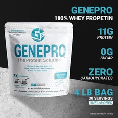 Unflavored Protein Powder – New Formula – 30 Servings (Pack of 1)