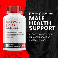 (5 Pack) Laguna Long Male Support Capsules, Mens Vitality Support (300 Capsules)