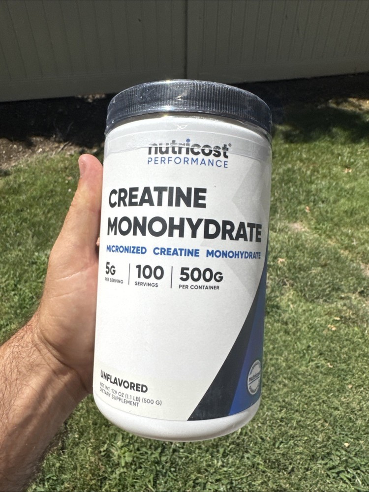 Nutricost Creatine Monohydrate Micronized Powder 500G, 5000mg Per Serv (5g)