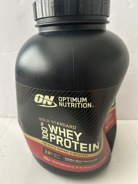 Optimum Nutrition Gold Standard 100% Whey Protein – Chocolate – 5lb – EXP 12/27