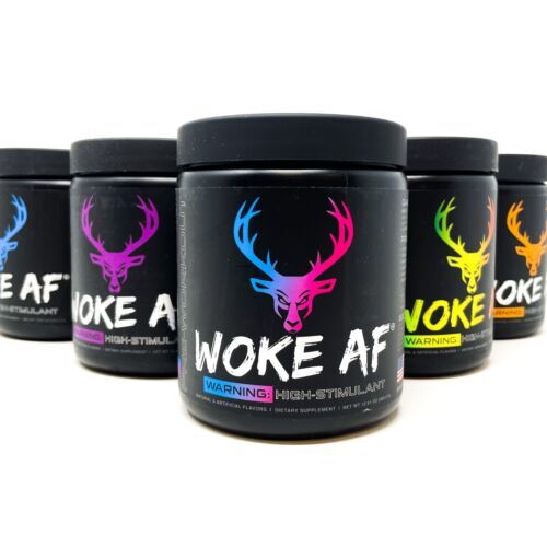 Bucked Up – WOKE AF High STIM Pre-Workout 30 Serving PICK FLAVOR – FREE SHIPPING