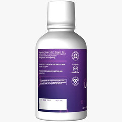 MRM Nutrition CoQ-10 L-Carnitine Liquid – 16 Fl Oz (Pack of 1), No Color