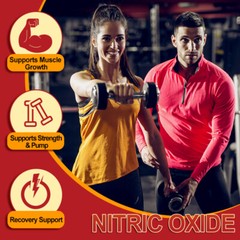 Nitric Oxide Booster L-Arginine, L-Citrulline 1920mg HIGHEST POTENCY 120 Pills