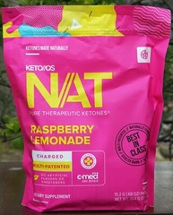 Pruvit Keto OS NAT Ketones – Charged – Raspberry Lemondade, Exp 04/26