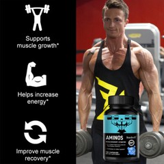 AMINOS MUSCLE RECOVERY + HYDRATION PERFORMANCE ENHANCE energy increase Health