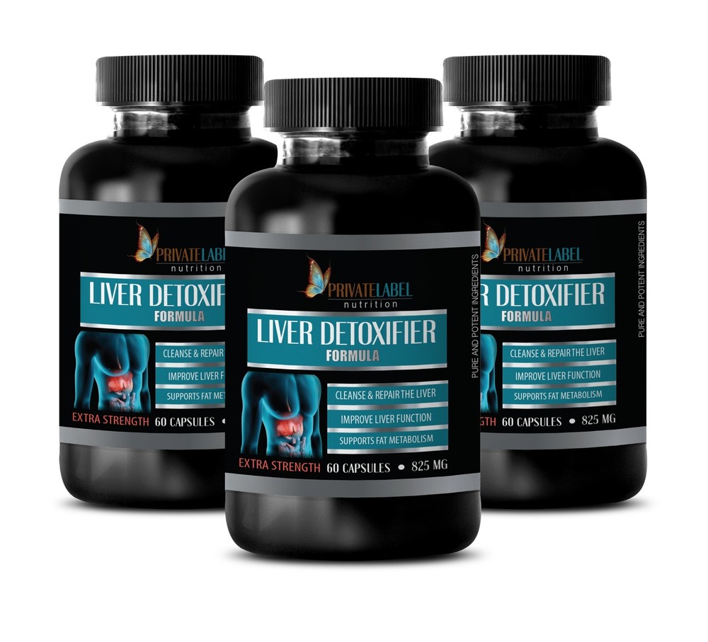 cleanse detox – LIVER DETOXIFIER FORMULA – artichoke seeds – 3 Bottles
