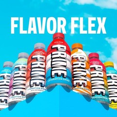 PRIME Hydration Sports Drink Ice Pop Orange Swirl Coconut Water 12oz