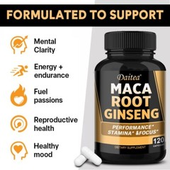 Maca Root Ginseng – Male Enhancement – Increase Size, Performance, Stamina