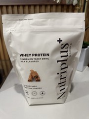 Nutriplus+ Whey Protein Powder Cinnamon Toast Swirl 20g Protein 20 Servings