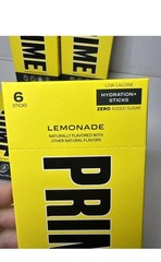 4 Prime Electrolyte Hydration Drink Mix Sticks Lemonade 24 Packs Zero Add Sugar