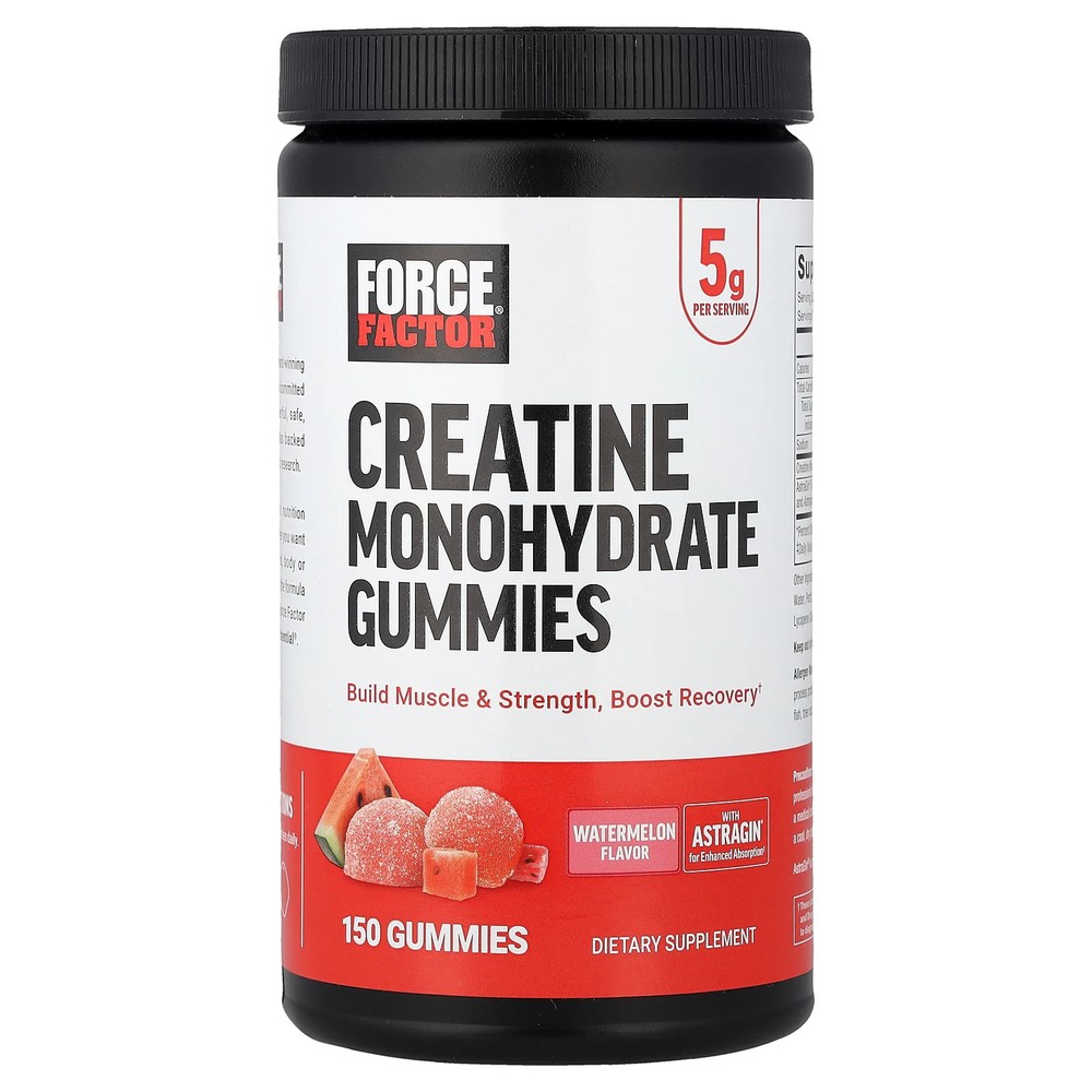 Creatine Monohydrate Gummies, Watermelon, 150 Gummies