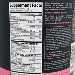 Kaged Pre Workout Sport Pink Lemonade 20 servings/ 9.31oz(264 g).