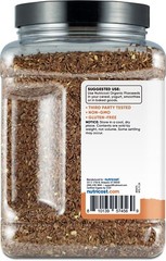 Nutricost Pantry Organic Flaxseeds (2 Pounds) – Whole Brown Flaxseeds