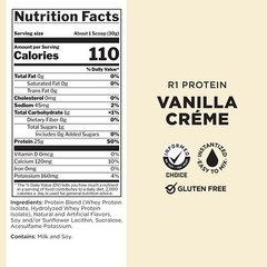 Rule 1 R1 Protein Vanilla Creme – 5.03 lbs Powder – 25g Whey Isolate & Hydrol…