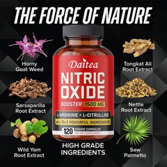 Nitric Oxide Pre-Workout + Nettle Root, Wild Yam Root – Men’s, Tested