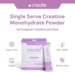 Create Creatine Monohydrate Powder Sticks – 15 ct Mixed Berry Flavor -New/Sealed