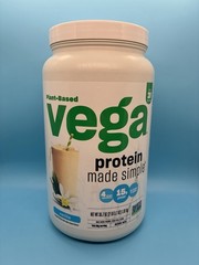 Vega Protein Made Simple Vanilla Plant Based Protein Powder 35.7oz Sealed 08/26