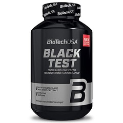 BIOTECH BLACK TEST 90 CAPSULES – Energy, libido, TESTO BOOSTER, regeneration