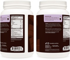 Wellah Grass-Fed Whey Protein Isolate Powder (Dark Chocolate) 30 Servings