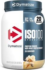 Dymatize ISO100 Whey Protein Powder Isolate, Gourmet Vanilla, 25g of Protein, 5.