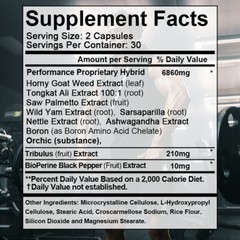 Nitric Oxide Pre-Workout + Test OST Booster, Multivitamin for Men