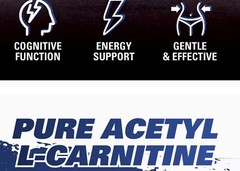 The Vitamin Shoppe ACETYL L-CARNINTINE 240 Capsules ( 240 Servings )BEST BY 5/25