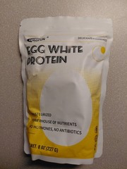 ORGFUN Egg White Protein Powder Pasteurized No Hormones 8 oz Unflavored