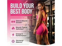 Clean Nutra Women’s Creatine Powder + BCAAs Collagen Tropical Orange 9.48oz