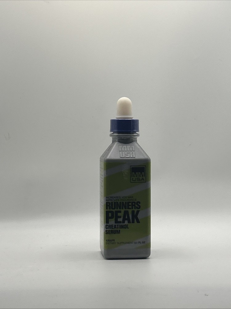 MMUSA Runners Peak Creatinol Serum Enhanced VO2 Max Grape 5.1oz Exp 12/26 Sealed
