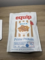 Equip Prime Protein Grass-Fed Beef Isolate Powder MASA Chocolate Churro 4/28
