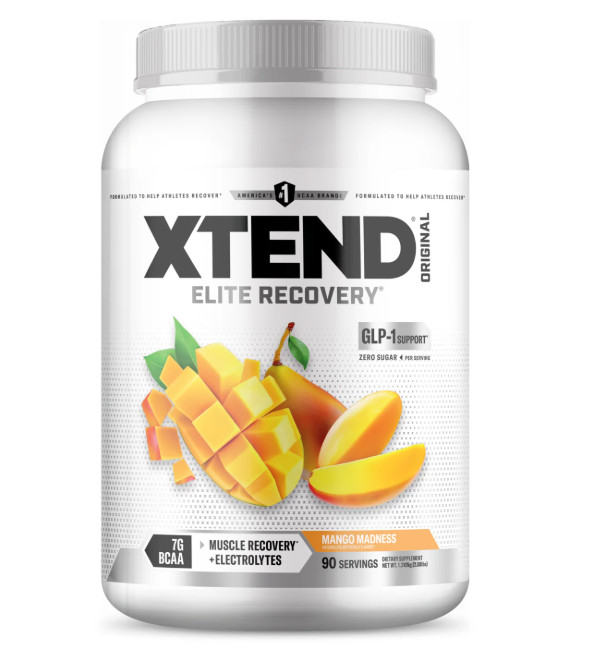 XTEND Original BCAA Powder, Mango Madness, 90 Servings, Sugar Free