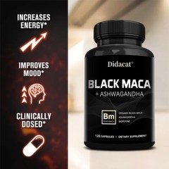 Maca Extract – Testosteron Booster Monster Test for Men 30 to 120 Capsules