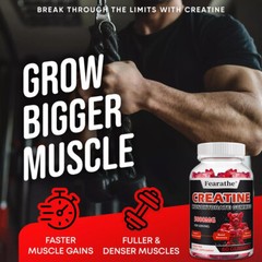 Creatine Monohydrate 5000 mg Promotes muscle growth and recovery