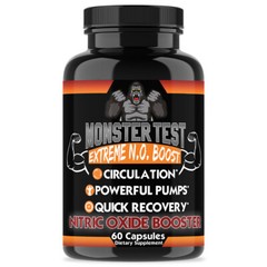 Angry Supplement Angry Energy Booster Caffeine + Monster Test Nitric Oxide 2pk