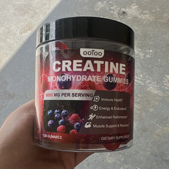 oofoo Creatine Monohydrate Gummies 9000mg/Serving 120 Mixed Berry Vegan