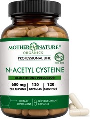 NAC 600mg, Glass Bottle, N-Acetyl Cysteine Antioxidant Glutathione Precursor,…