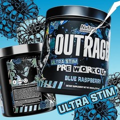 Nutrex Outrage Ultra Stim Pre Workout Powder 30 Servings Various Flavors