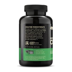 Optimum Nutrition Creatine 2500, 2.5g Monohydrate Muscle Strength, 100 Capsules
