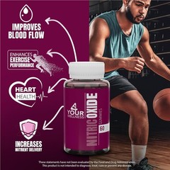 4 Your Wellness, Nitric Oxide, 60 Vegan Gummies